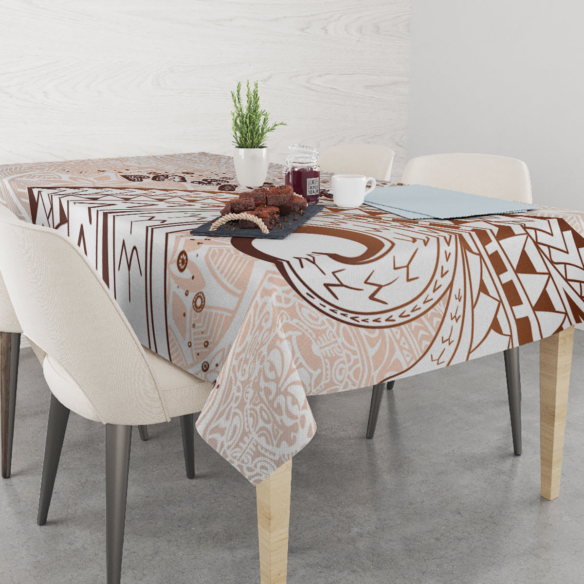 Pasifika Festival Tablecloth Vintage Tribal Pattern LT01 - Polynesian Pride