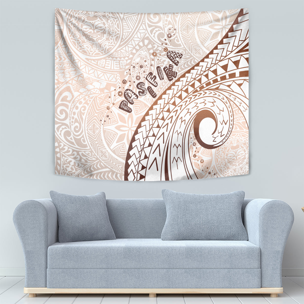 Pasifika Festival Tapestry Vintage Tribal Pattern LT01 - Polynesian Pride
