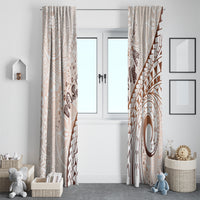 Pasifika Festival Window Curtain Vintage Tribal Pattern LT01 - Polynesian Pride