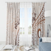 Pasifika Festival Window Curtain Vintage Tribal Pattern LT01 - Polynesian Pride