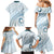 Pasifika Festival Family Matching Mermaid Dress and Hawaiian Shirt Tribal Pattern Blue Version LT01 - Polynesian Pride