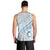 Pasifika Festival Men Tank Top Tribal Pattern Blue Version LT01 - Polynesian Pride