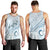 Pasifika Festival Men Tank Top Tribal Pattern Blue Version LT01 - Polynesian Pride