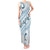 Pasifika Festival Tank Maxi Dress Tribal Pattern Blue Version LT01 Women Blue - Polynesian Pride