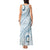 Pasifika Festival Tank Maxi Dress Tribal Pattern Blue Version LT01 - Polynesian Pride