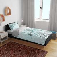 Pasifika Festival Bedding Set Tribal Pattern Teal Version LT01 - Polynesian Pride