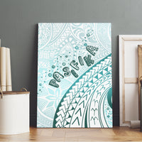 Pasifika Festival Canvas Wall Art Tribal Pattern Teal Version LT01 - Polynesian Pride