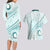 Pasifika Festival Couples Matching Long Sleeve Bodycon Dress and Hawaiian Shirt Tribal Pattern Teal Version LT01 - Polynesian Pride