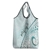 Pasifika Festival Grocery Bag Tribal Pattern Teal Version LT01 - Polynesian Pride