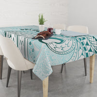 Pasifika Festival Tablecloth Tribal Pattern Teal Version LT01 - Polynesian Pride