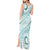 Pasifika Festival Tank Maxi Dress Tribal Pattern Teal Version LT01 - Polynesian Pride