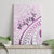 Pasifika Festival Canvas Wall Art Tribal Pattern Lilac Version