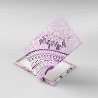 Pasifika Festival Canvas Wall Art Tribal Pattern Lilac Version LT01 With Frame Purple - Polynesian Pride