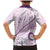 Pasifika Festival Family Matching Mermaid Dress and Hawaiian Shirt Tribal Pattern Lilac Version LT01 - Polynesian Pride