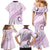 Pasifika Festival Family Matching Mermaid Dress and Hawaiian Shirt Tribal Pattern Lilac Version LT01 - Polynesian Pride