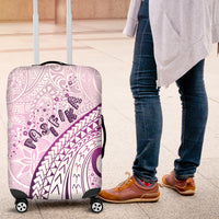 Pasifika Festival Luggage Cover Tribal Pattern Lilac Version