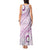 Pasifika Festival Tank Maxi Dress Tribal Pattern Lilac Version LT01 - Polynesian Pride