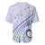 Pasifika Festival Baseball Jersey Tribal Pattern Violet Version LT01 - Polynesian Pride