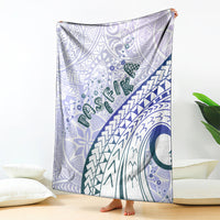 Pasifika Festival Blanket Tribal Pattern Violet Version LT01 - Polynesian Pride