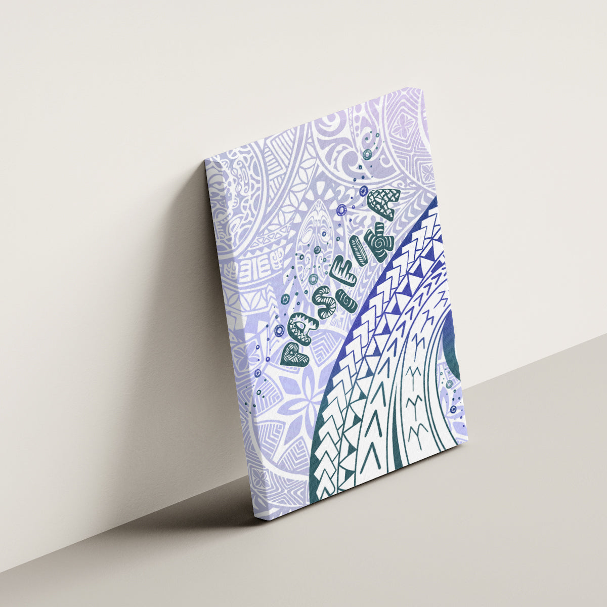 Pasifika Festival Canvas Wall Art Tribal Pattern Violet Version LT01 - Polynesian Pride