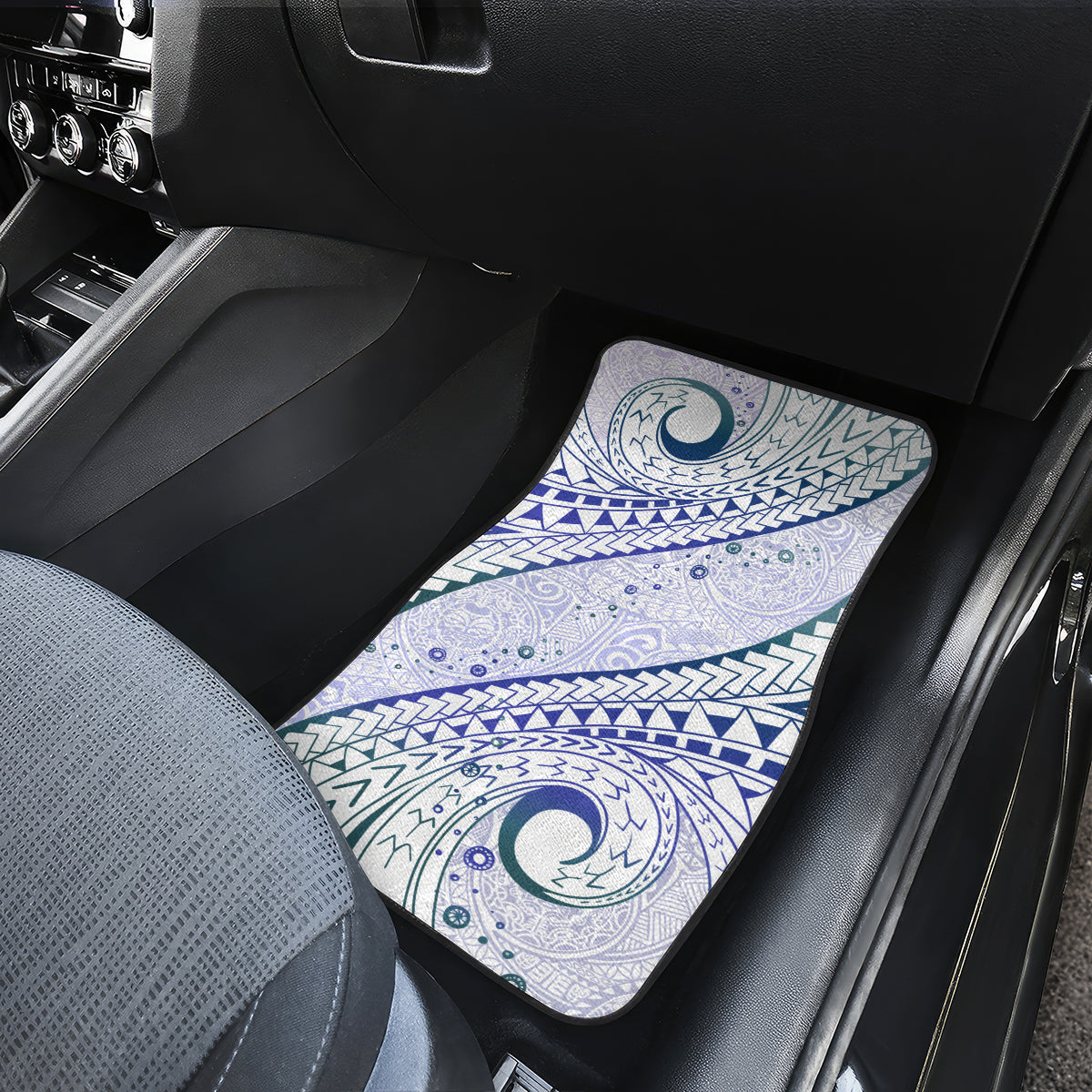 Pasifika Festival Car Mats Tribal Pattern Violet Version LT01 - Polynesian Pride