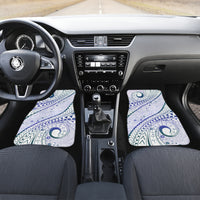 Pasifika Festival Car Mats Tribal Pattern Violet Version LT01 Set 2pcs - Front Purple - Polynesian Pride