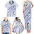 Pasifika Festival Family Matching Tank Maxi Dress and Hawaiian Shirt Tribal Pattern Violet Version LT01 - Polynesian Pride