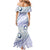 Pasifika Festival Mermaid Dress Tribal Pattern Violet Version LT01 - Polynesian Pride