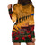 ANZAC Day 2024 Hoodie Dress Silver Fern With A Trumpet Soldier LT01 - Polynesian Pride