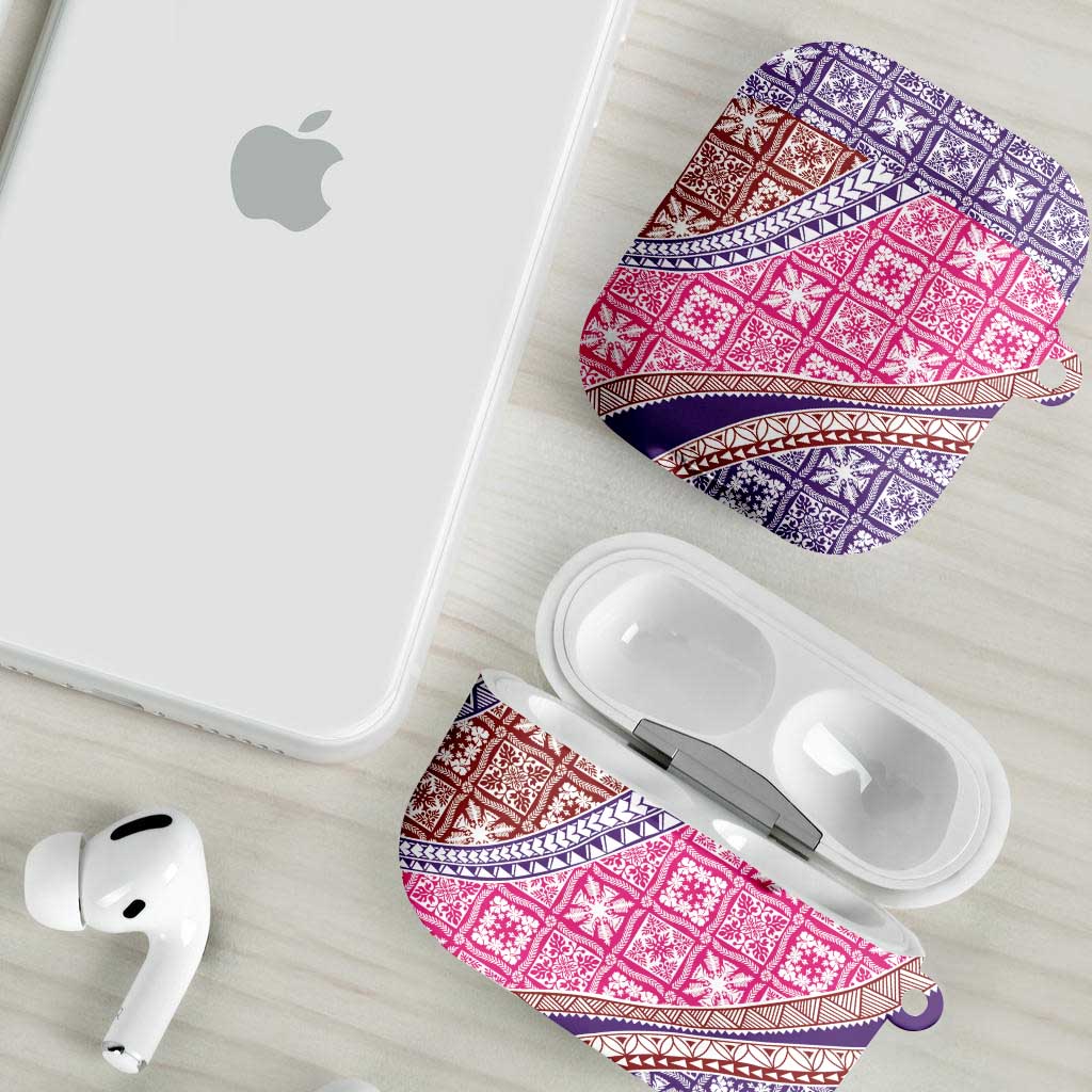 Hawaiian Quilt Pattern AirPods Case Sweet Color Mixed - Polynesian Pride