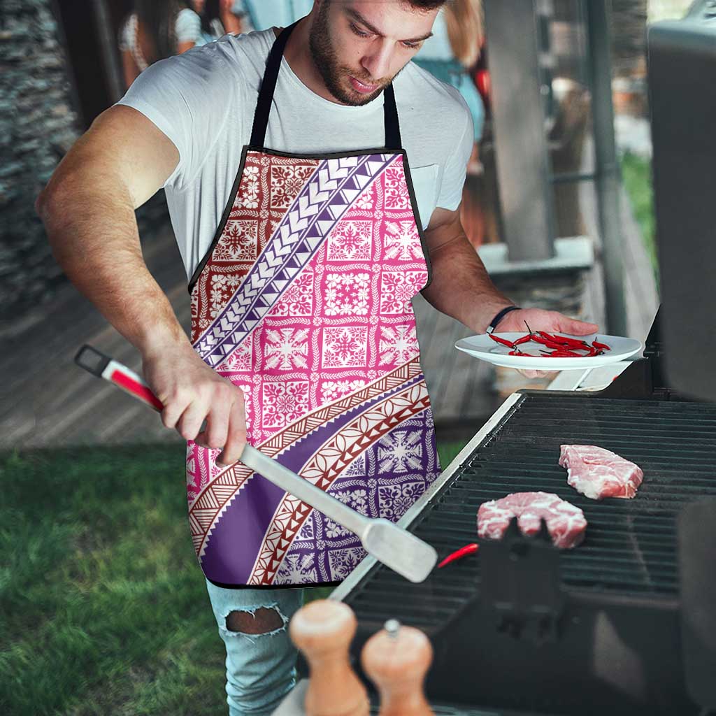 Hawaiian Quilt Pattern Apron Sweet Color Mixed - Polynesian Pride