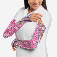 Hawaiian Quilt Pattern Arm Sleeves Sweet Color Mixed - Polynesian Pride