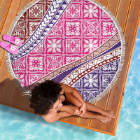 Hawaiian Quilt Pattern Beach Blanket Sweet Color Mixed LT01 - Polynesian Pride