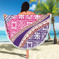 Hawaiian Quilt Pattern Beach Blanket Sweet Color Mixed LT01 - Polynesian Pride