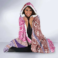 Hawaiian Quilt Pattern Hooded Blanket Sweet Color Mixed - Polynesian Pride