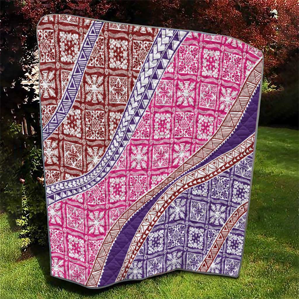 Hawaiian Quilt Pattern Quilt Sweet Color Mixed - Polynesian Pride