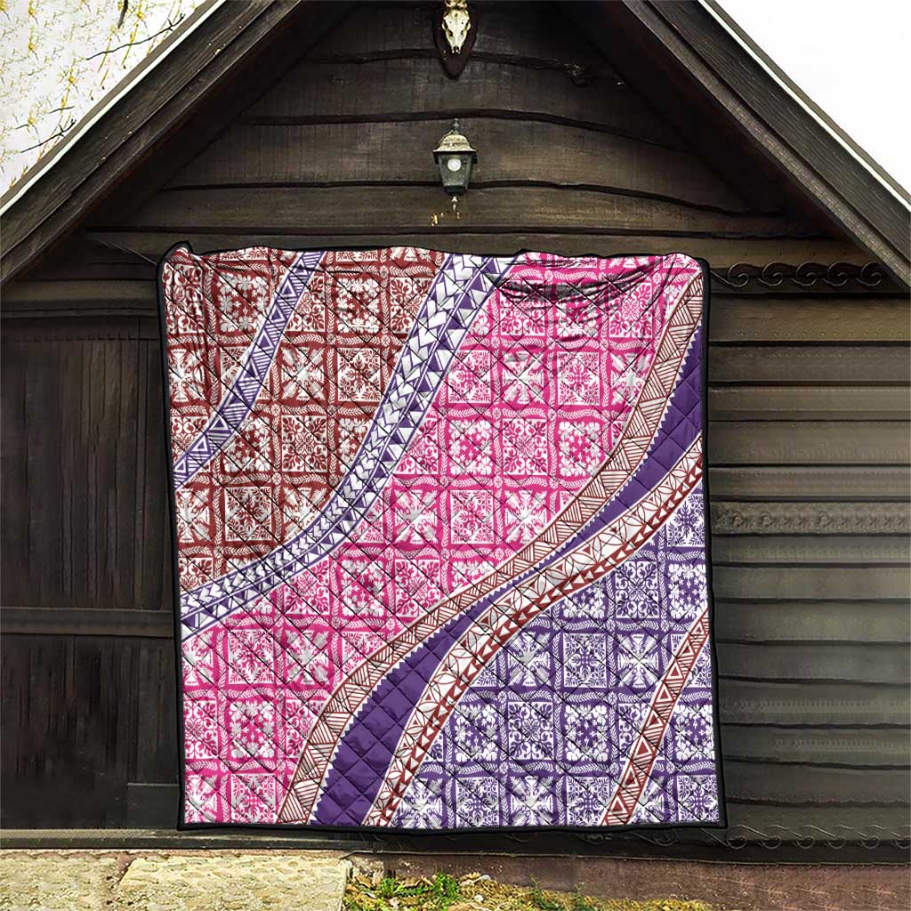 Hawaiian Quilt Pattern Quilt Sweet Color Mixed - Polynesian Pride