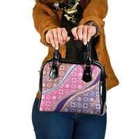 Hawaiian Quilt Pattern Shoulder Handbag Sweet Color Mixed LT01 One Size Pink - Polynesian Pride
