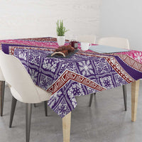 Hawaiian Quilt Pattern Tablecloth Sweet Color Mixed LT01 - Polynesian Pride