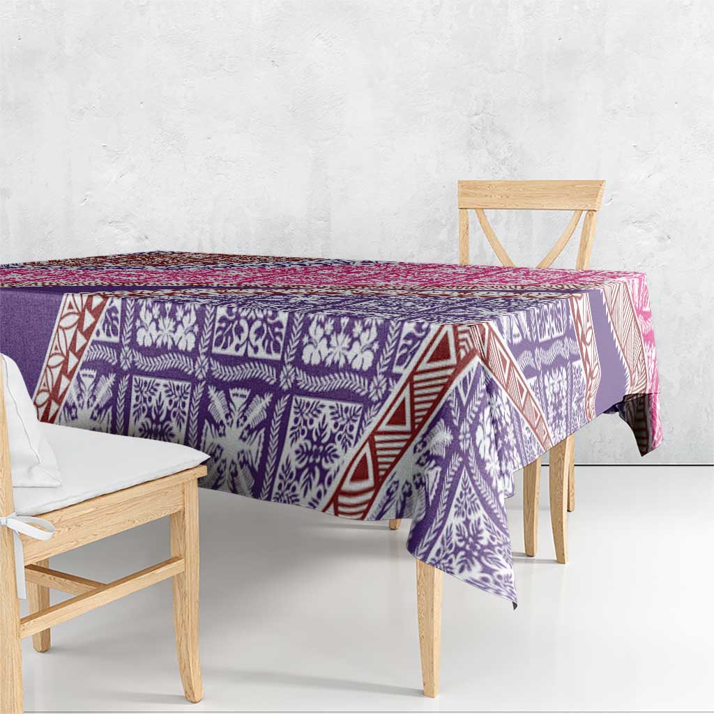 Hawaiian Quilt Pattern Tablecloth Sweet Color Mixed LT01 - Polynesian Pride