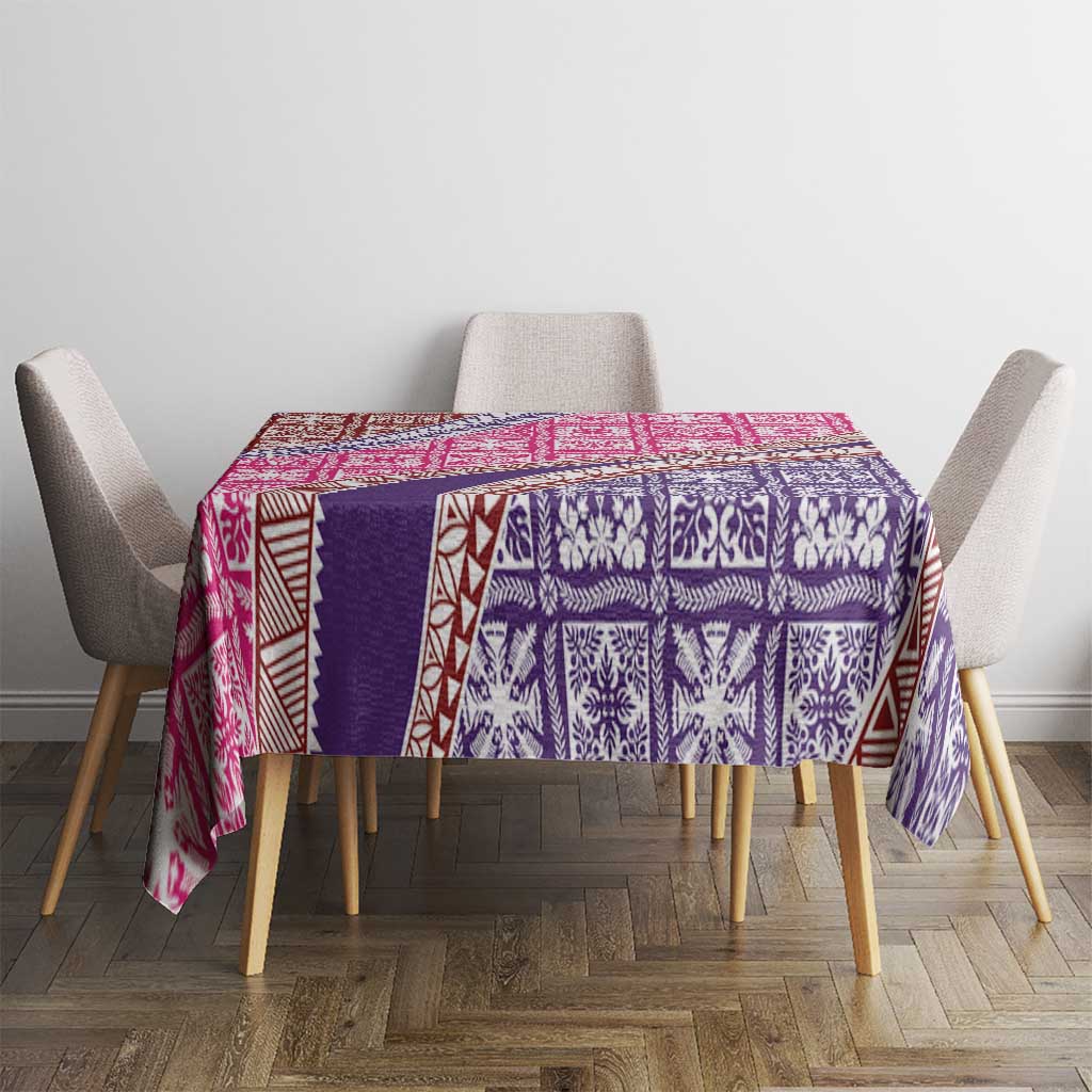 Hawaiian Quilt Pattern Tablecloth Sweet Color Mixed LT01 - Polynesian Pride