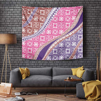 Hawaiian Quilt Pattern Tapestry Sweet Color Mixed - Polynesian Pride