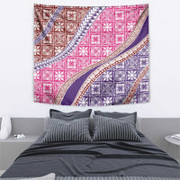 Hawaiian Quilt Pattern Tapestry Sweet Color Mixed - Polynesian Pride