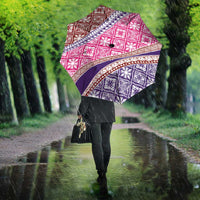 Hawaiian Quilt Pattern Umbrella Sweet Color Mixed - Polynesian Pride