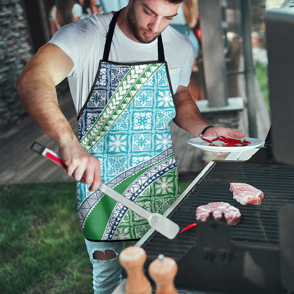 Hawaiian Quilt Pattern Apron Fresh Color Mixed - Polynesian Pride