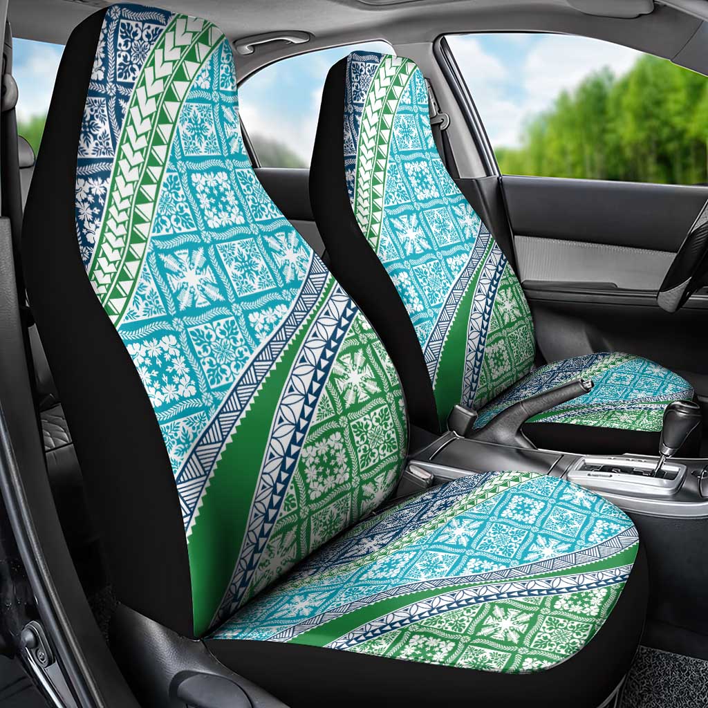 Hawaiian Quilt Pattern Car Seat Cover Fresh Color Mixed - Polynesian Pride