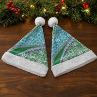 Hawaiian Quilt Pattern Christmas Santa Hat Fresh Color Mixed - Polynesian Pride