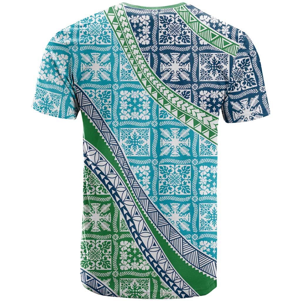Hawaiian Quilt Pattern T Shirt Fresh Color Mixed - Polynesian Pride
