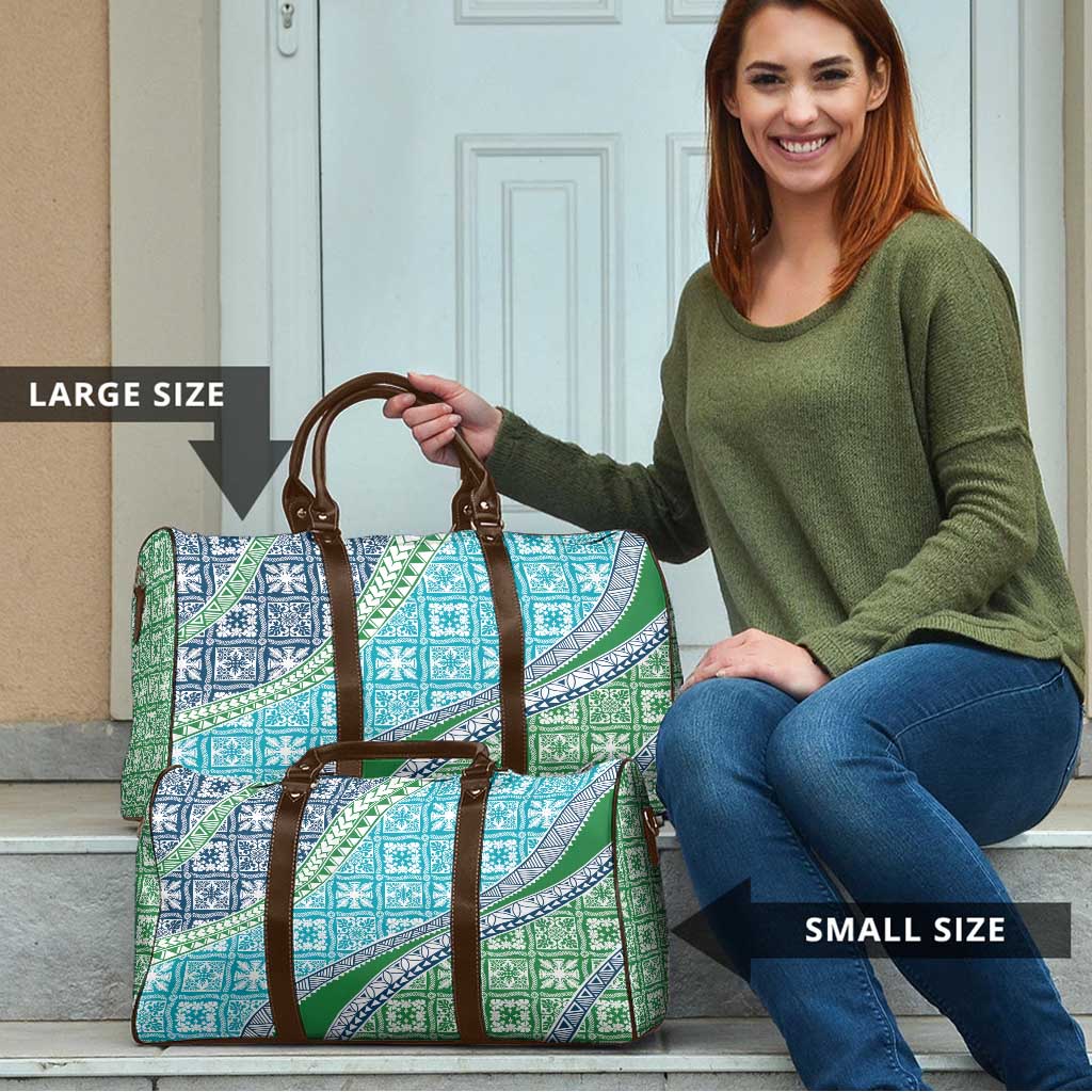 Hawaiian Quilt Pattern Travel Bag Fresh Color Mixed - Polynesian Pride