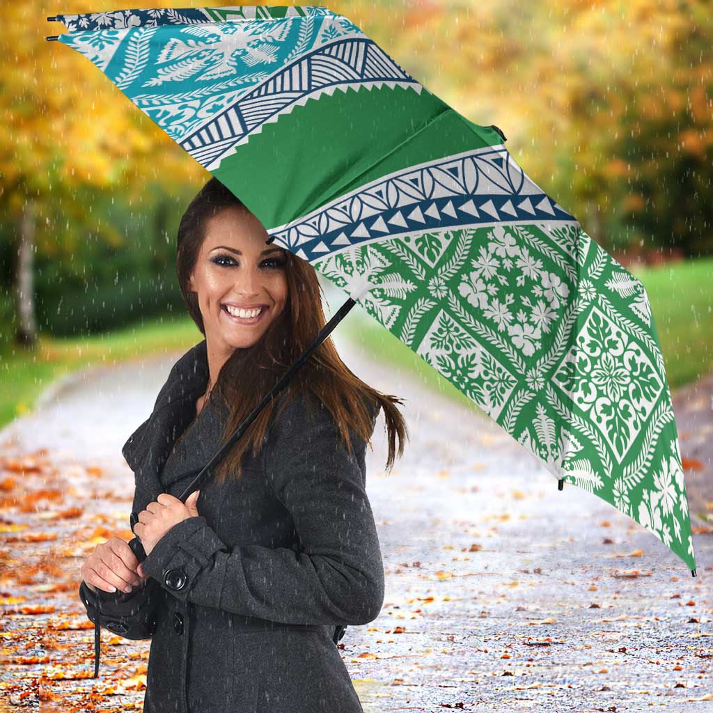 Hawaiian Quilt Pattern Umbrella Fresh Color Mixed - Polynesian Pride